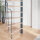 Escalier semi-hélicoïdal Skidoo 120 x 60cm,- 315cm (13 marches),Italo-Silver (argent)