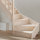 Escalier en épicéa Savoy 1/4 tournant avec rampe bois classic, contremarches *PROMO*