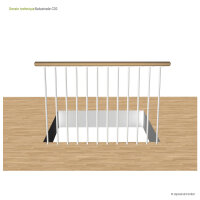 Garde-corps descalier C20 / Cannes - 100cm