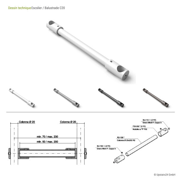 Renfort / raccord - escalier & gardes-corps