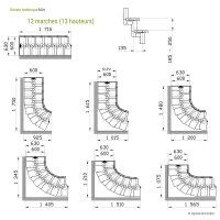 Escalier gain de place Pico PLUS