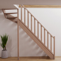 Escalier en bois Monti Up 1/4 tournant haut
