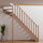 Escalier en bois Monti Up 1/4 tournant haut