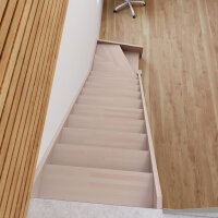 Escalier en bois Monti 1/4 tournant bas