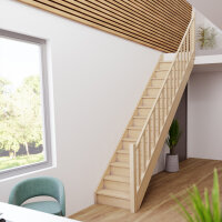Escalier en bois Monti droit