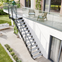 Escalier extérieur Astra avec palier