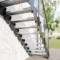 Escalier extérieur Astra avec palier