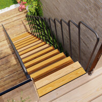 Escalier extérieur droit Astra avec marches en...