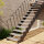 Escalier extérieur droit Astra avec marches en mélèze
