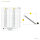Escalier extérieur droit Astra - Marches en tôle perforée