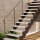 Escalier extérieur droit Astra - Marches en tôle perforée