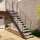 Escalier extérieur droit Astra - Marches en tôle perforée