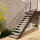 Escalier extérieur droit Astra - Marches en tôle perforée