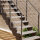 Escalier extérieur droit Astra - Marches en caillebotis