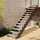 Escalier extérieur droit Astra - Marches en caillebotis