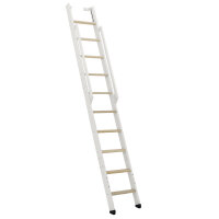 Échelle de meunier / escalier gain de place Move- Polar-White (blanc),- 243cm (10 marches), Épicéa massif