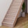 Escalier en bois Monti sans rampe- 52cm, hêtre massif, avec contremarches, - 280cm (13 marches)