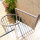 Escalier extérieur en colimaçon Gardini  - 120cm, 189 - 207cm (8 marches + palier), galvanisé