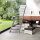 Escalier extérieur Hollywood WPC sans rampe - 80cm, 93 - 133cm (5 marches), Anthracite
