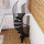 Escalier colimaçon Cannes - 120cm, 273 - 299cm (12 marches + palier), peint noir