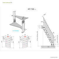 Escalier gain de place T20