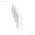 Escalier gain de Place T20, 315 - 345cm (14 marches), peint bronze