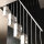 Escalier gain de Place T20, 315 - 345cm (14 marches), 2 rampes, peint bronze