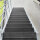 Escalier extérieur Hollywood WPC avec palier et 1 rampe - 100cm, 95-112cm (4 marches + palier), Anthracite