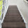 Escalier extérieur Hollywood WPC avec palier et 1 rampe - 100cm, 95-112cm (4 marches + palier), Anthracite