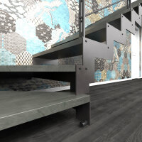 Escalier sur mesure L20 - édition exclusive en bois brossé & huilé
